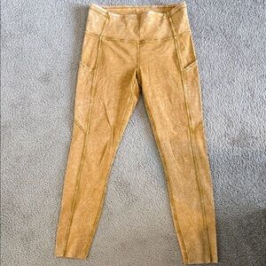 lululemon athletica Gold Leggings